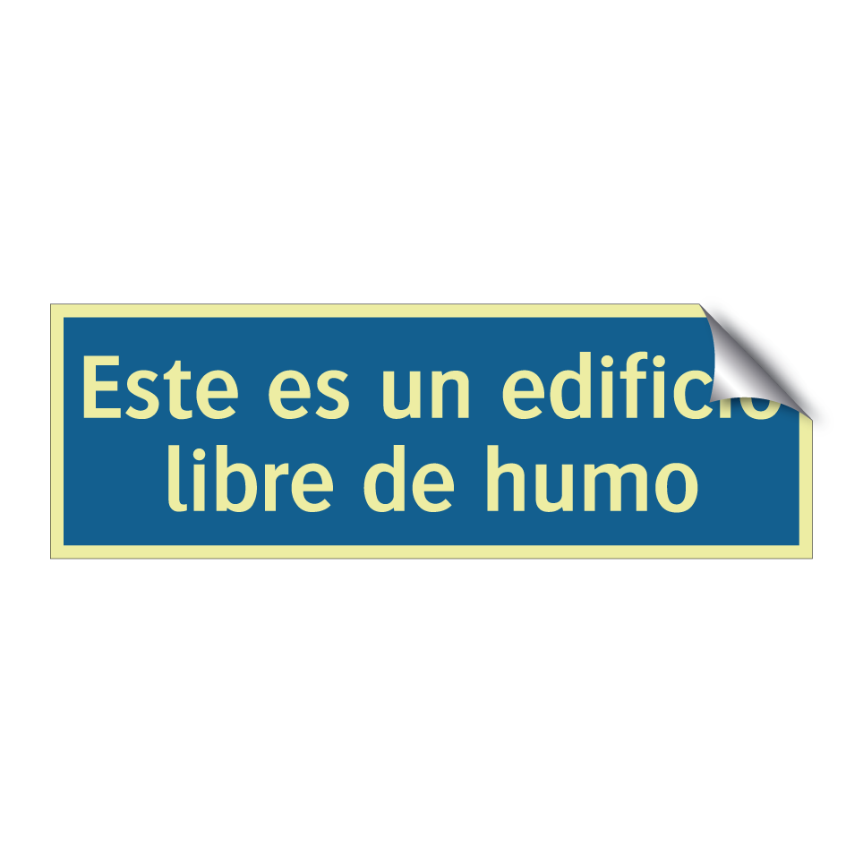 Este es un edificio libre de humo