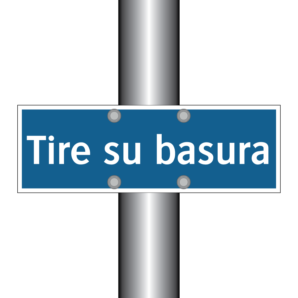 Tire su basura