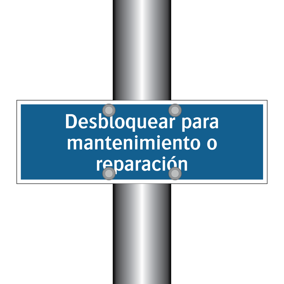 Desbloquear para mantenimiento o reparación