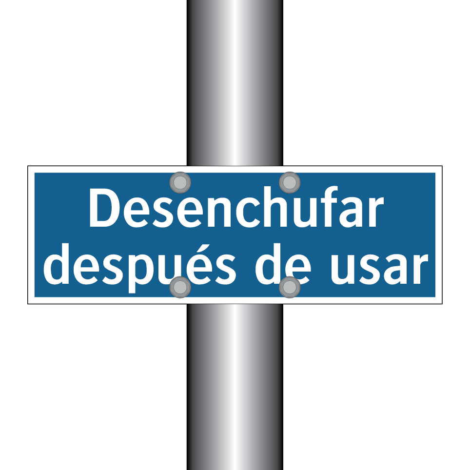 Desenchufar después de usar