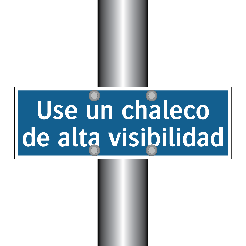 Use un chaleco de alta visibilidad