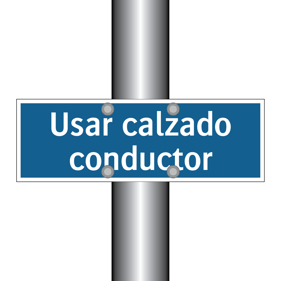 Usar calzado conductor