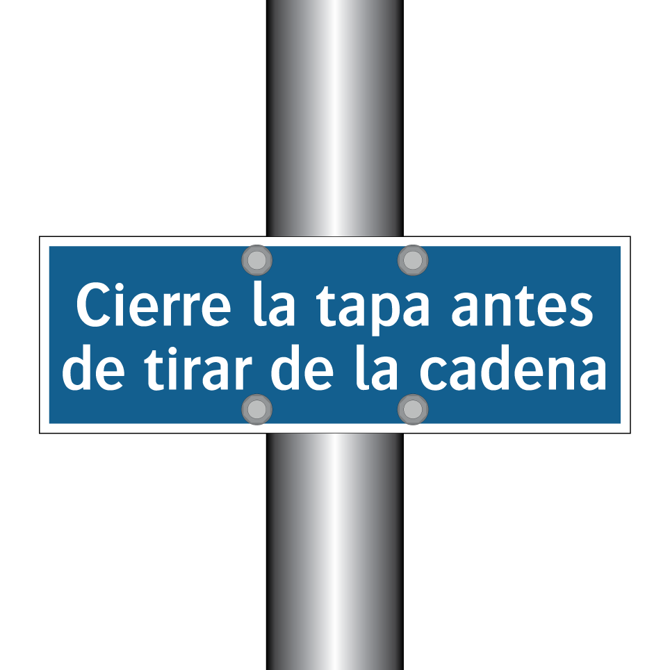 Cierre la tapa antes de tirar de la cadena