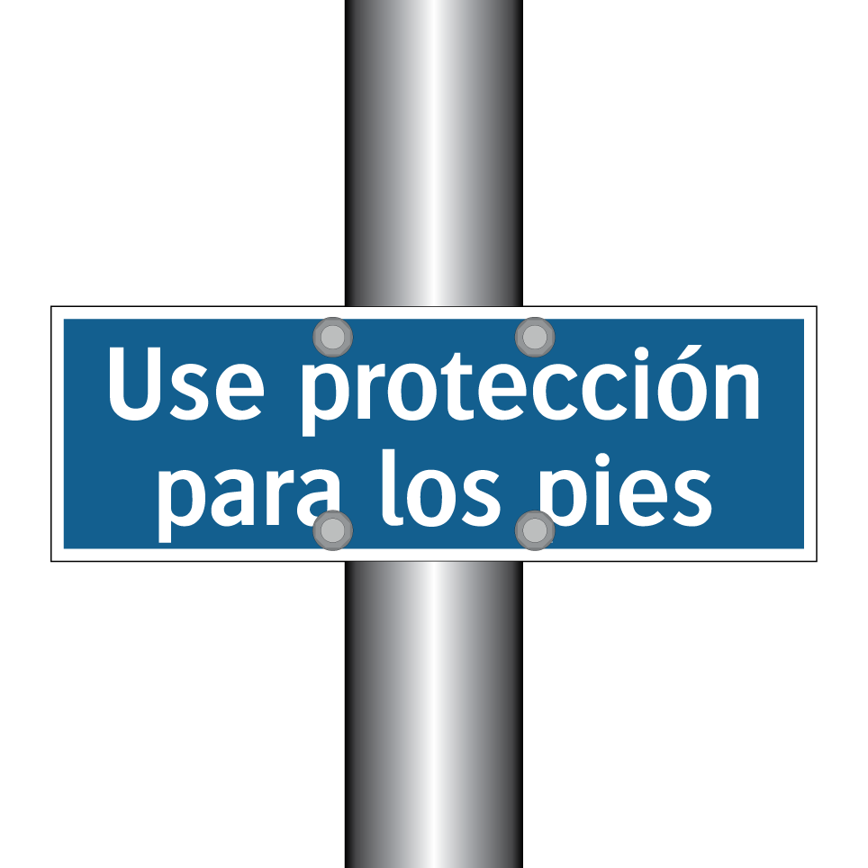 Use protección para los pies