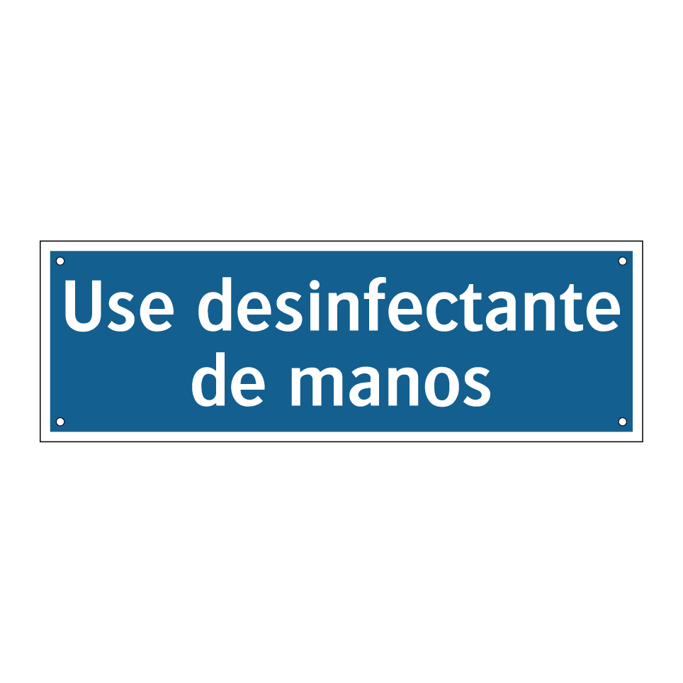 Use desinfectante de manos