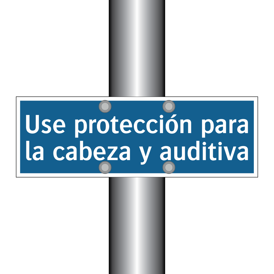 Use protección para la cabeza y auditiva