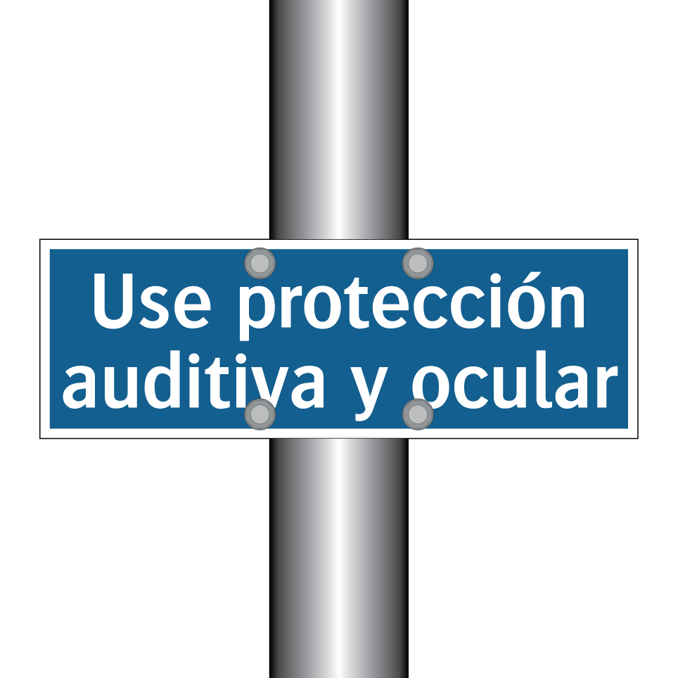 Use protección auditiva y ocular