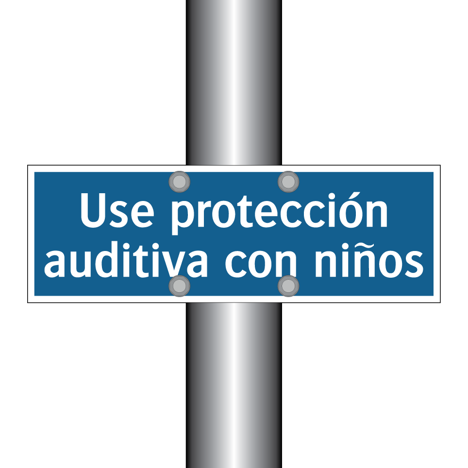 Use protección auditiva con niños