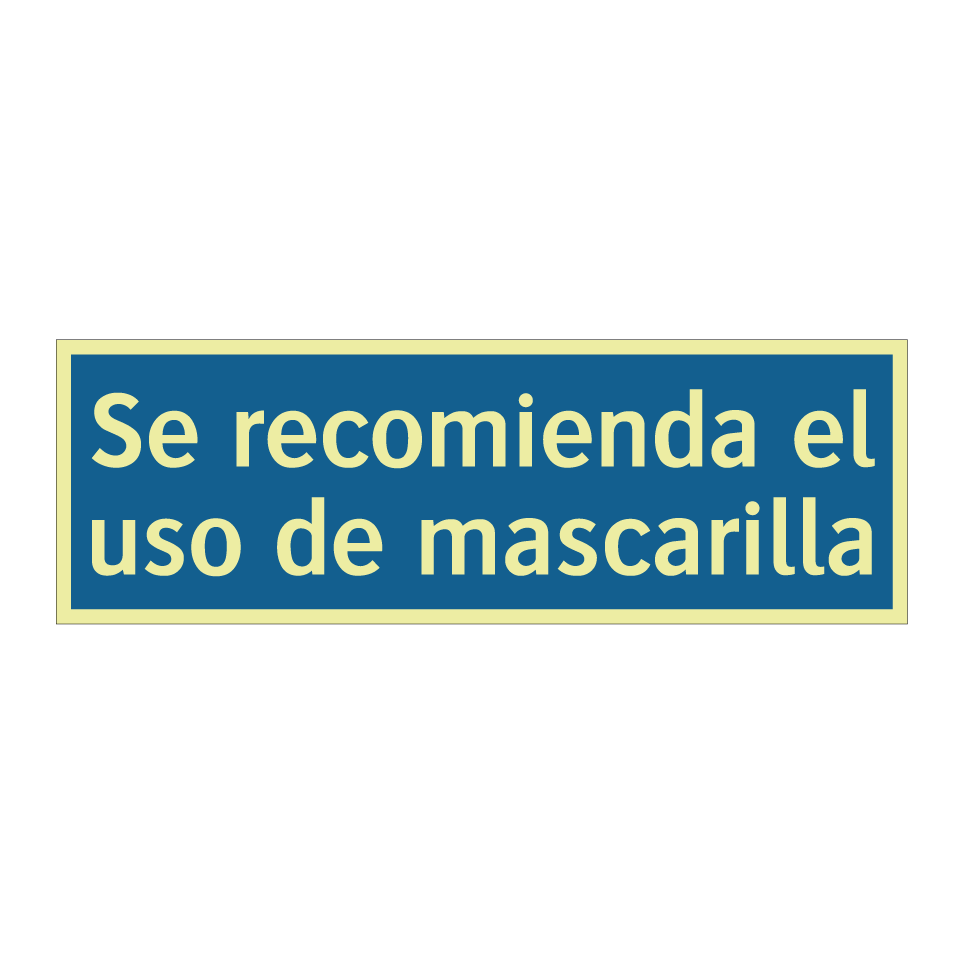 Se recomienda el uso de mascarilla