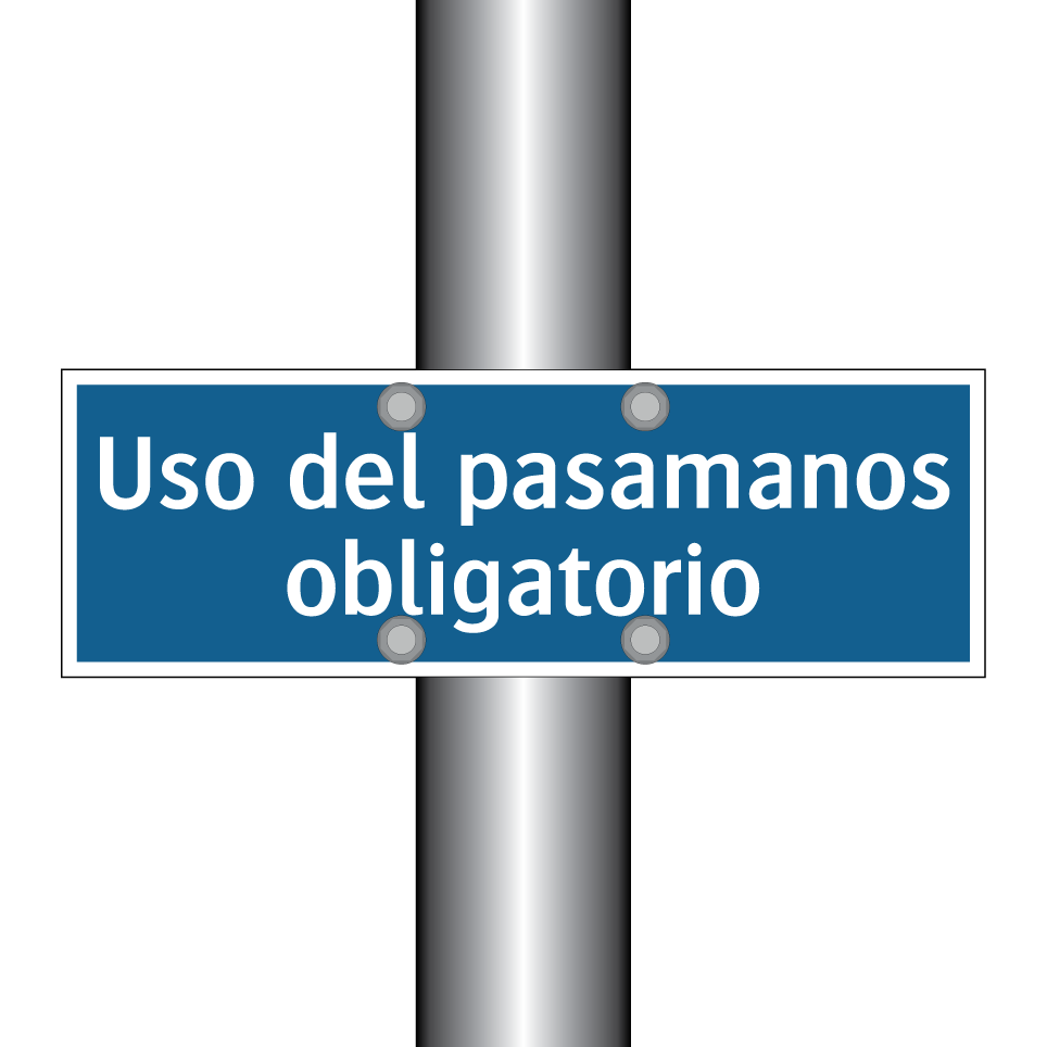 Uso del pasamanos obligatorio