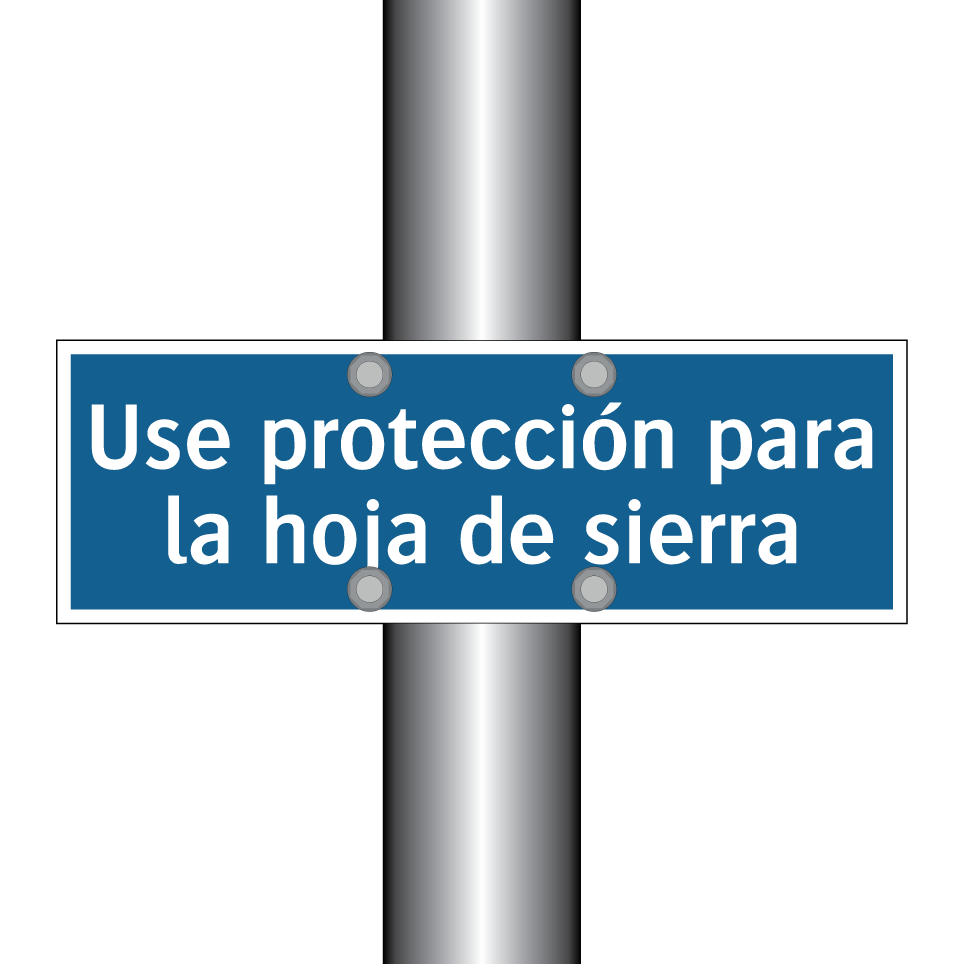 Use protección para la hoja de sierra