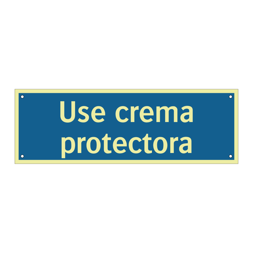 Use crema protectora