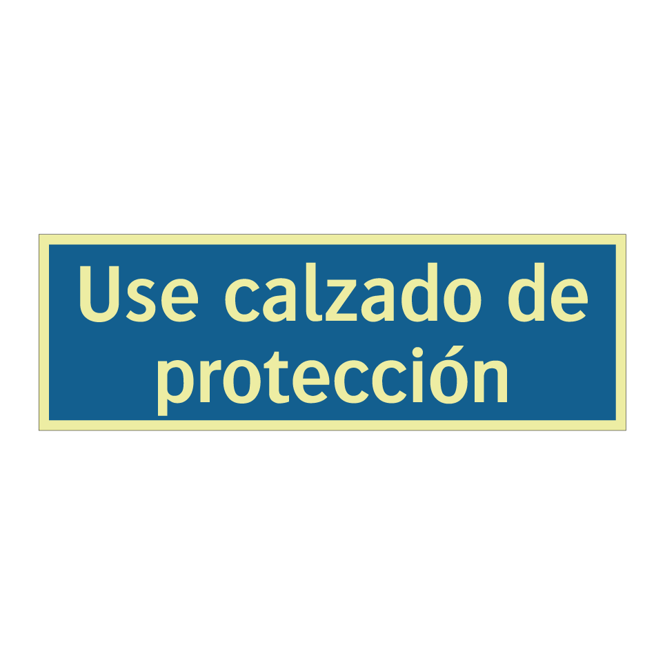 Use calzado de protección