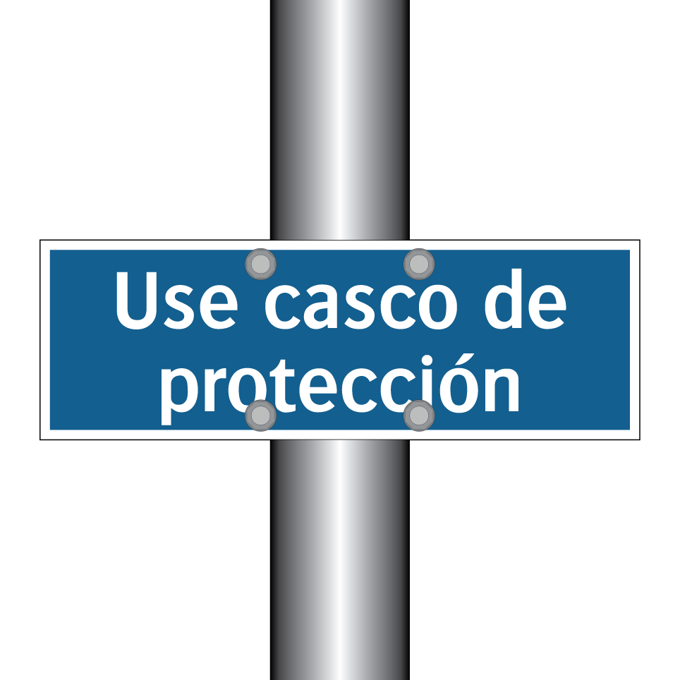 Use casco de protección