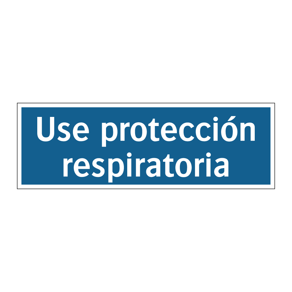 Use protección respiratoria