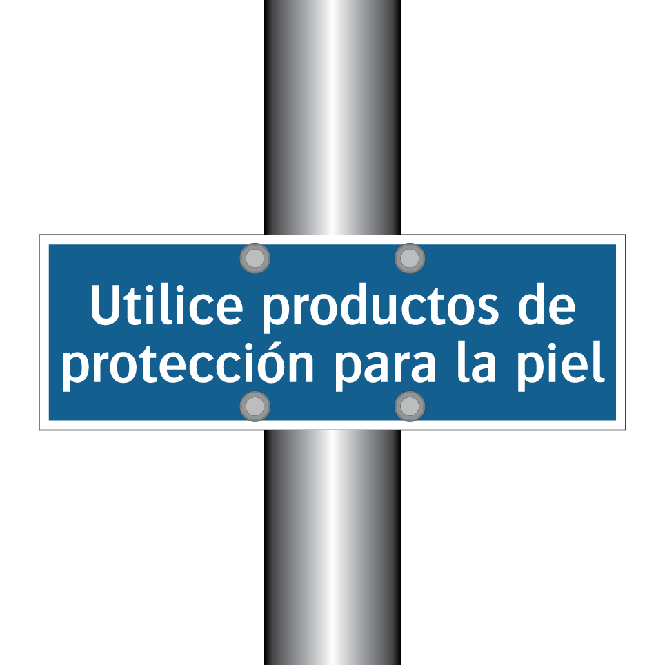 Utilice productos de protección para la piel