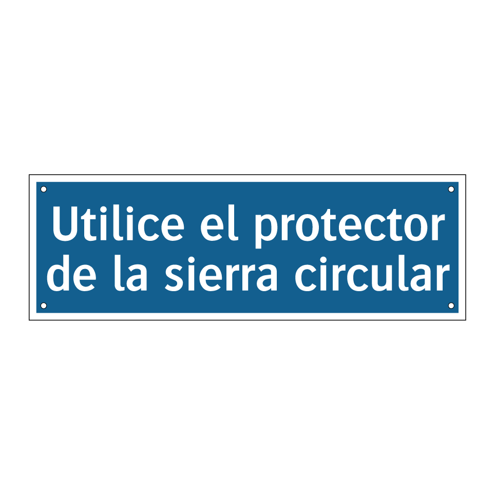 Utilice el protector de la sierra circular