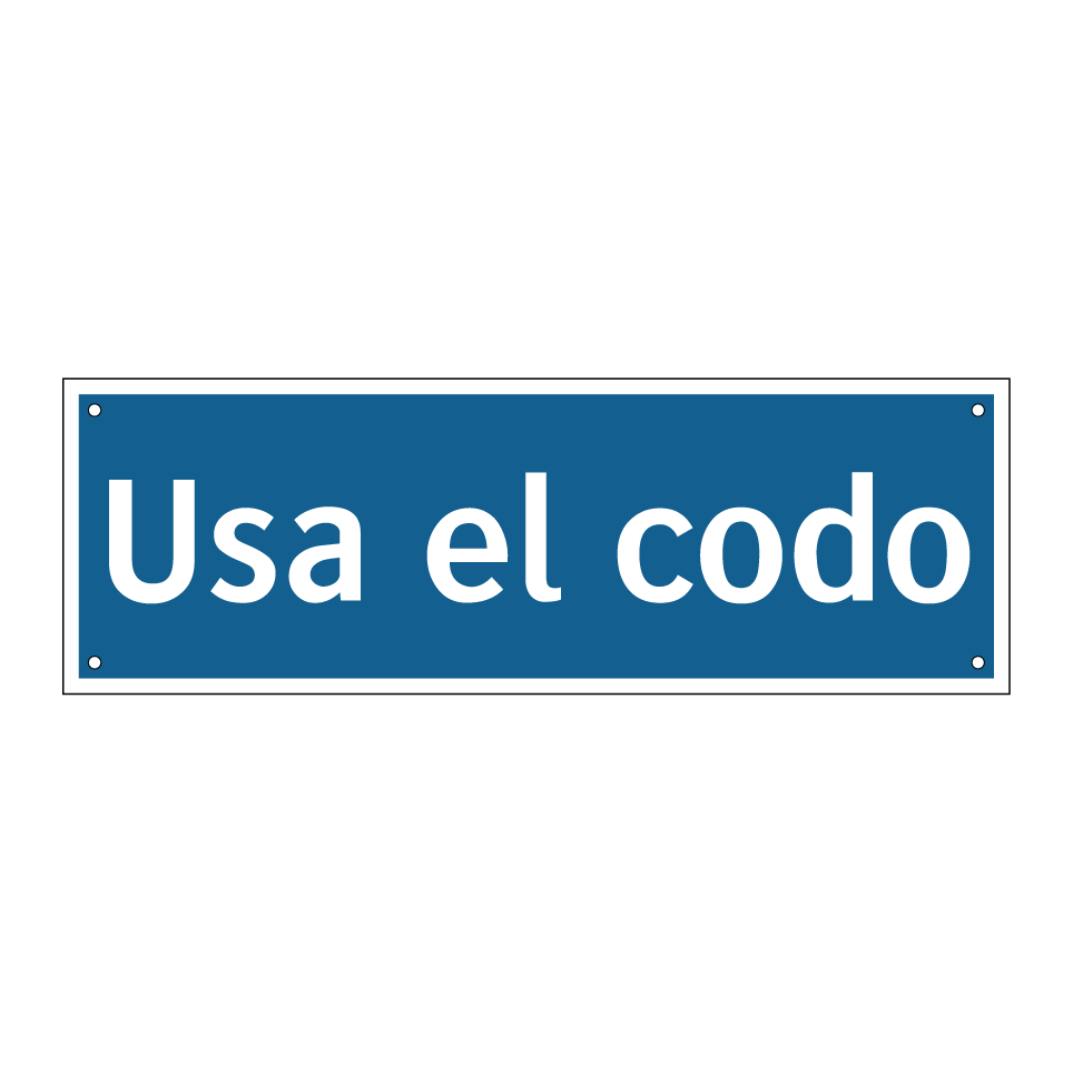 Usa el codo
