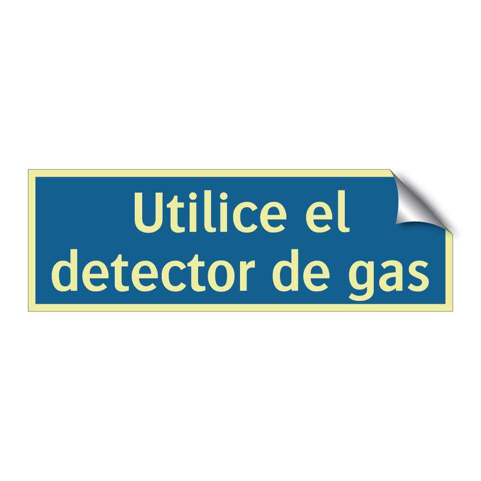Utilice el detector de gas