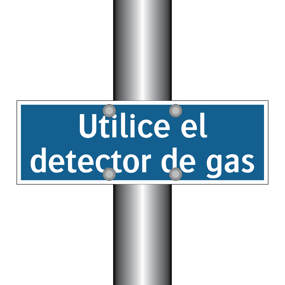 Utilice el detector de gas
