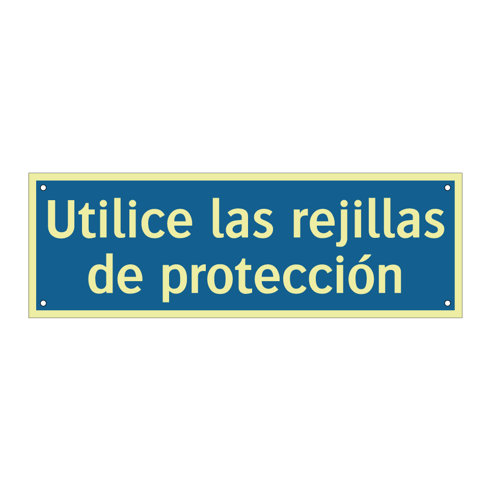 Utilice las rejillas de protección