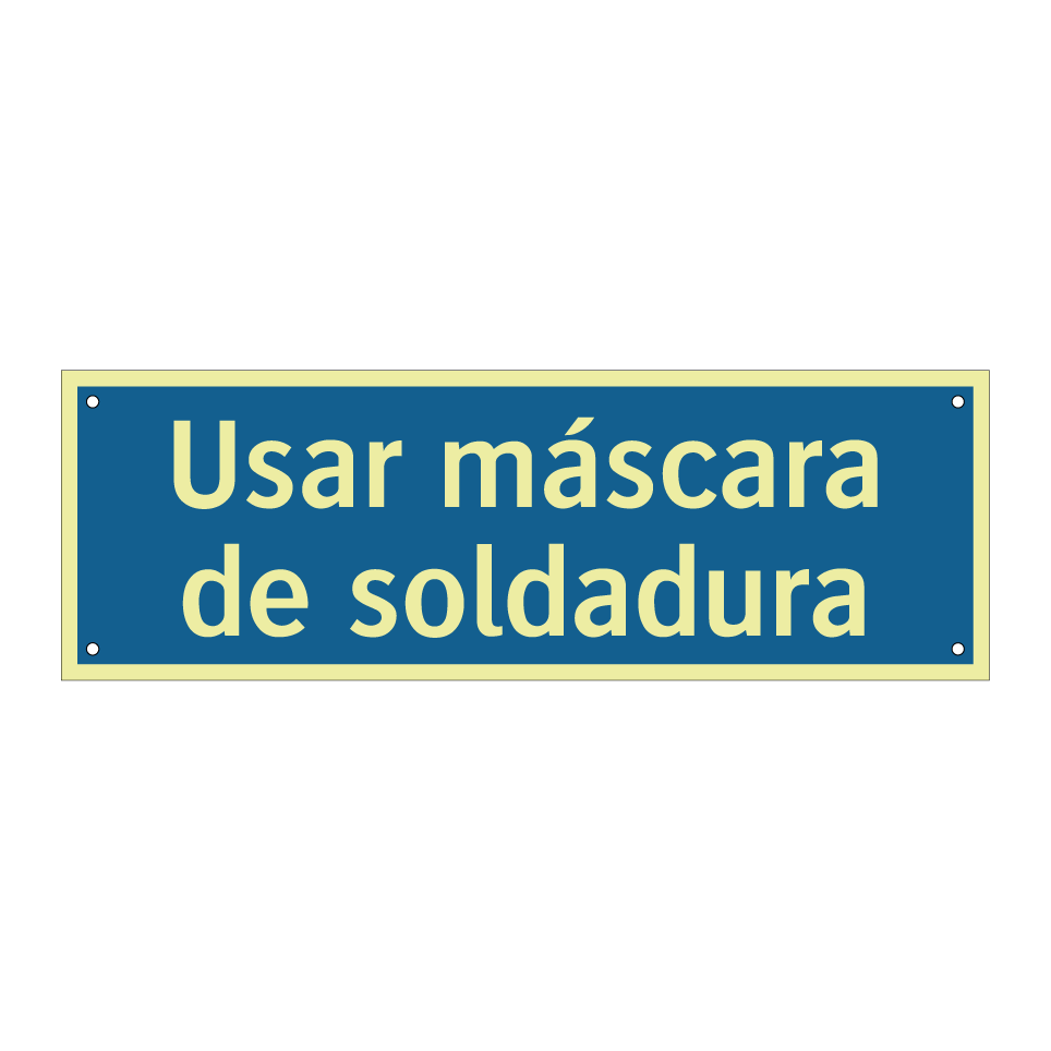 Usar máscara de soldadura