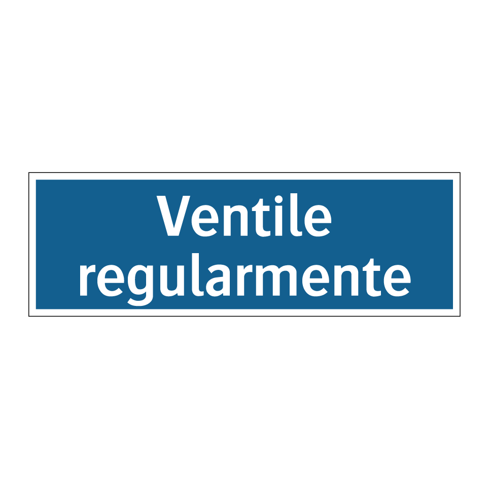 Ventile regularmente