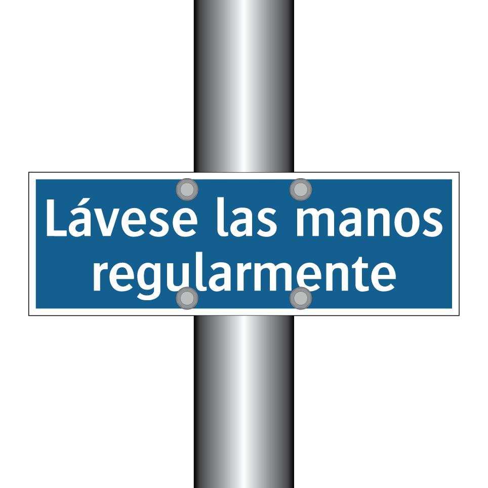 Lávese las manos regularmente