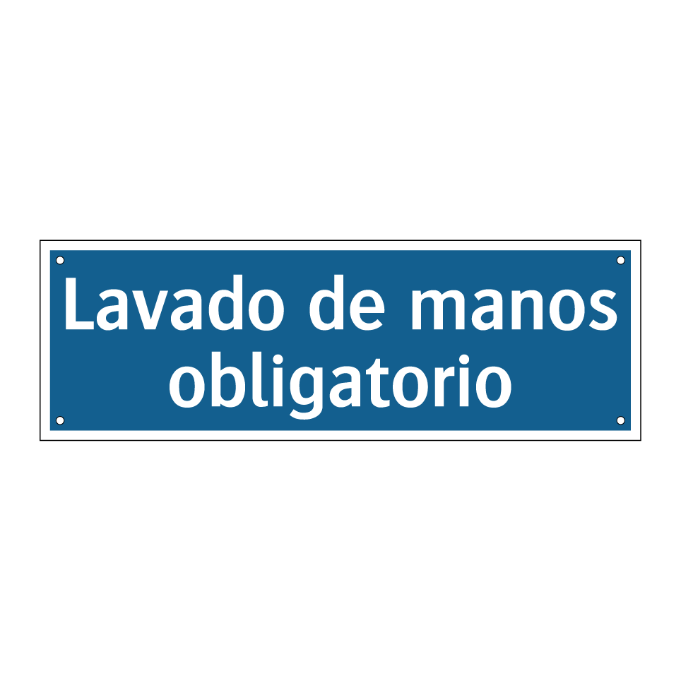 Lavado de manos obligatorio