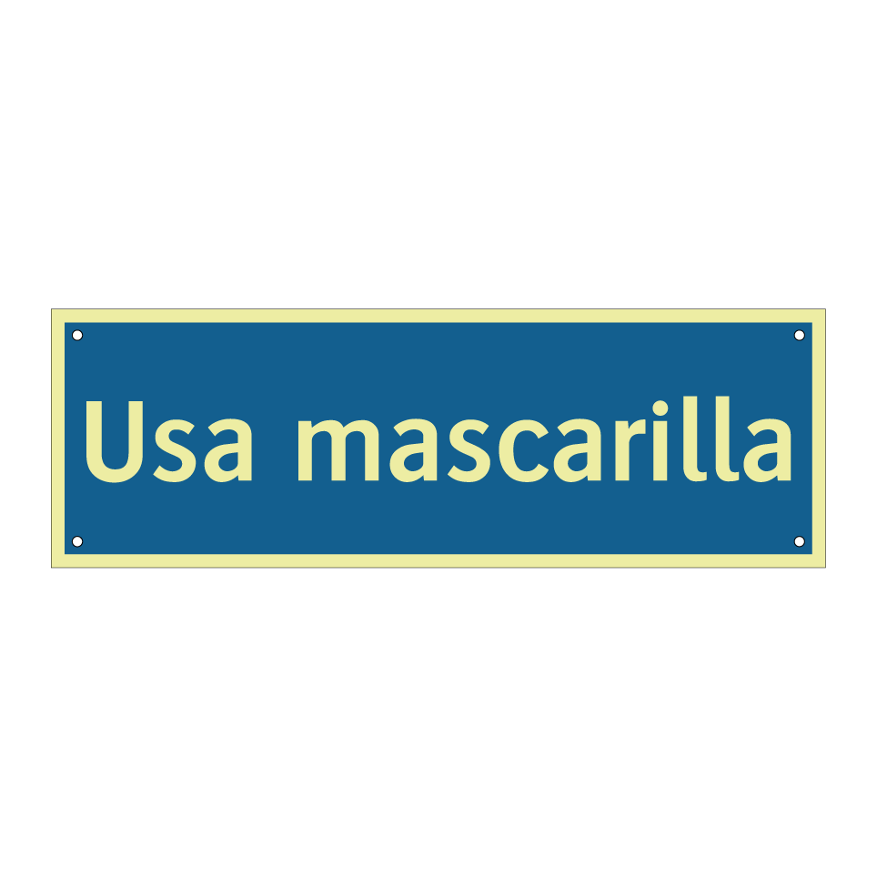 Usa mascarilla
