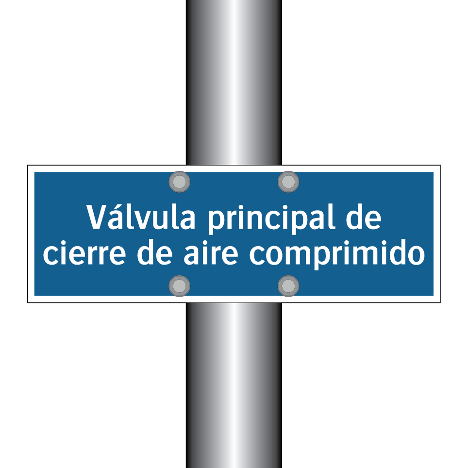 Válvula principal de cierre de aire comprimido