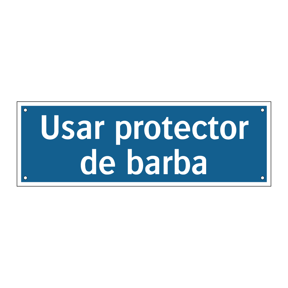 Usar protector de barba