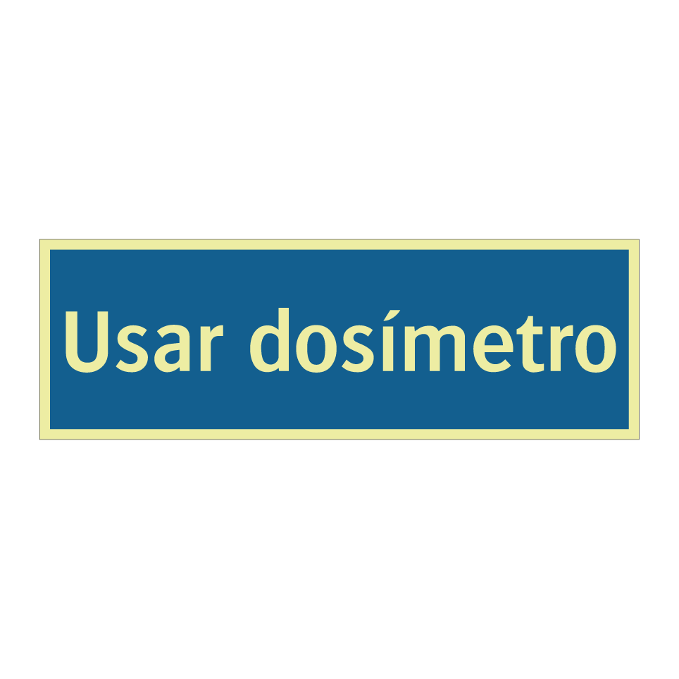 Usar dosímetro