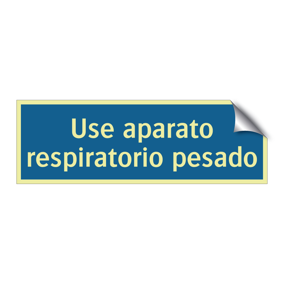 Use aparato respiratorio pesado