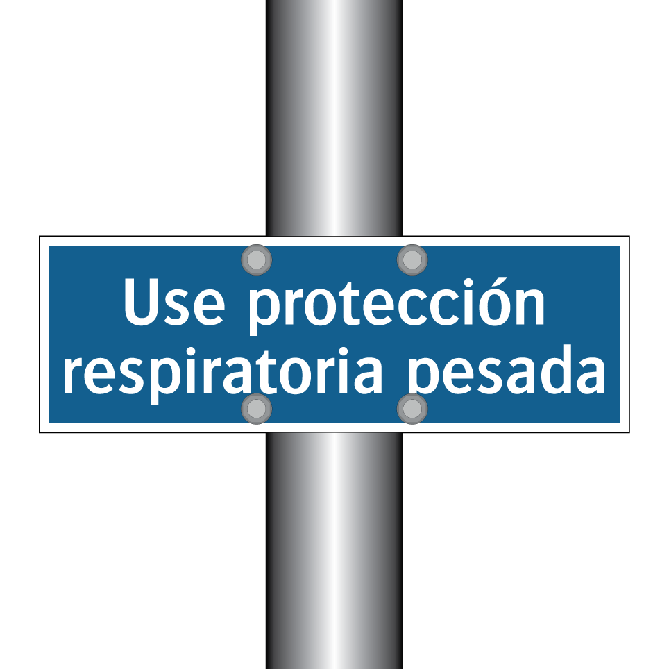 Use protección respiratoria pesada
