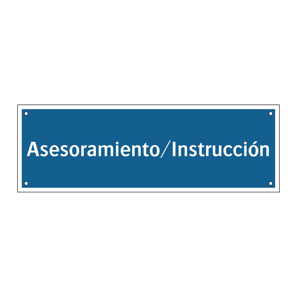 Asesoramiento/Instrucción