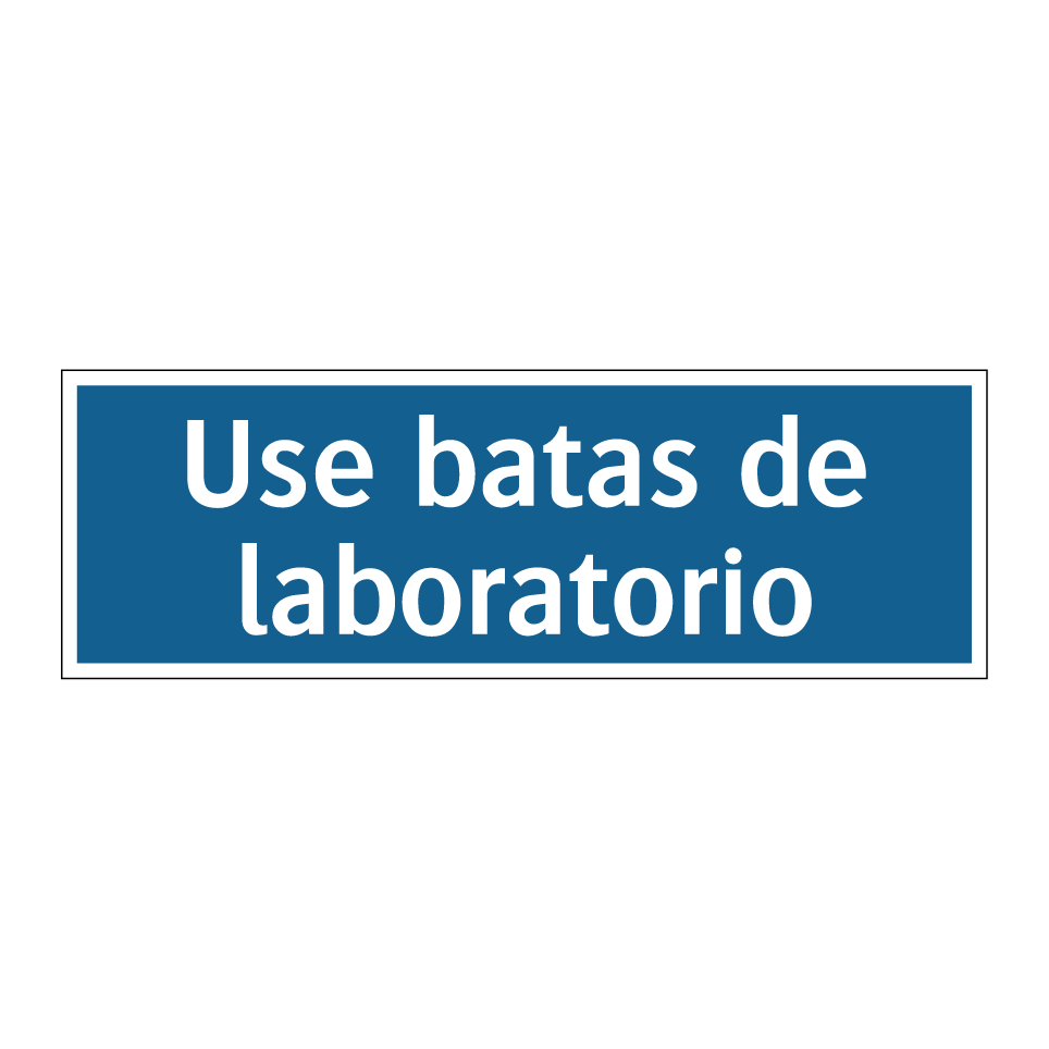 Use batas de laboratorio