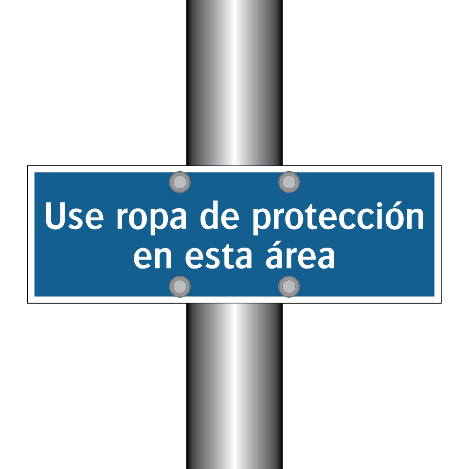 Use ropa de protección en esta área