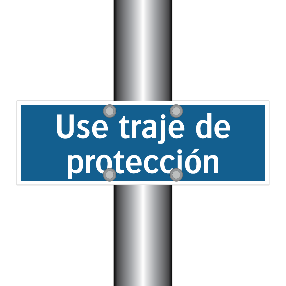 Use traje de protección