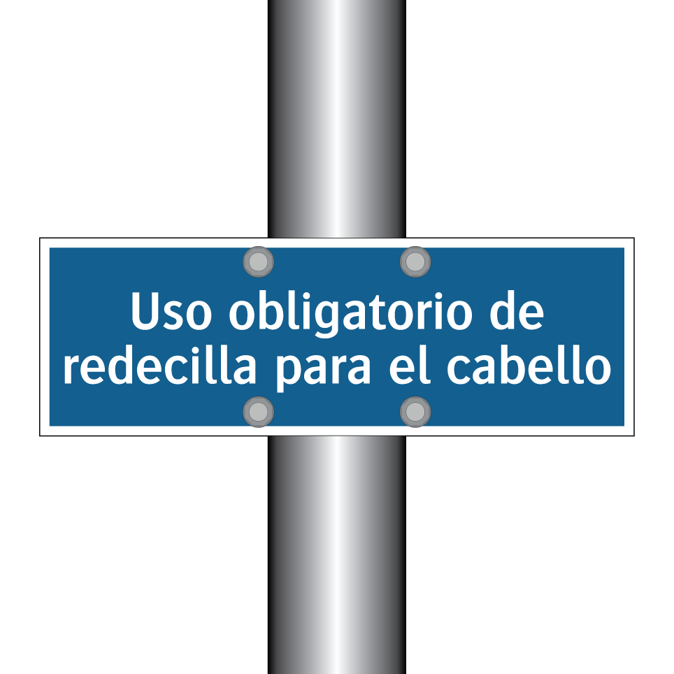 Uso obligatorio de redecilla para el cabello