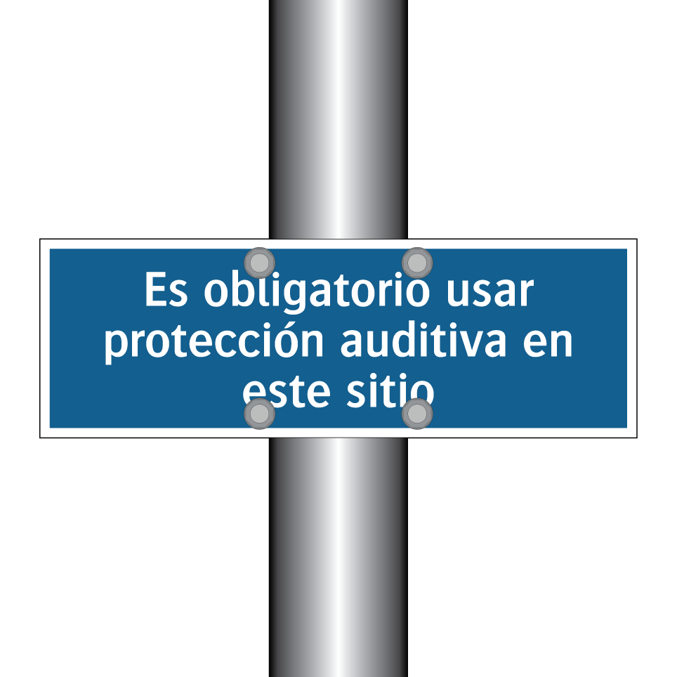 Es obligatorio usar protección auditiva en este sitio