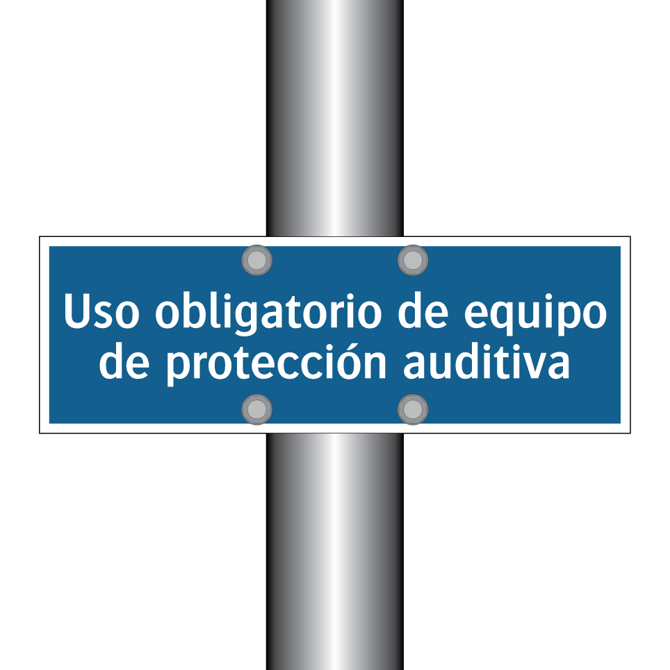 Uso obligatorio de equipo de protección auditiva