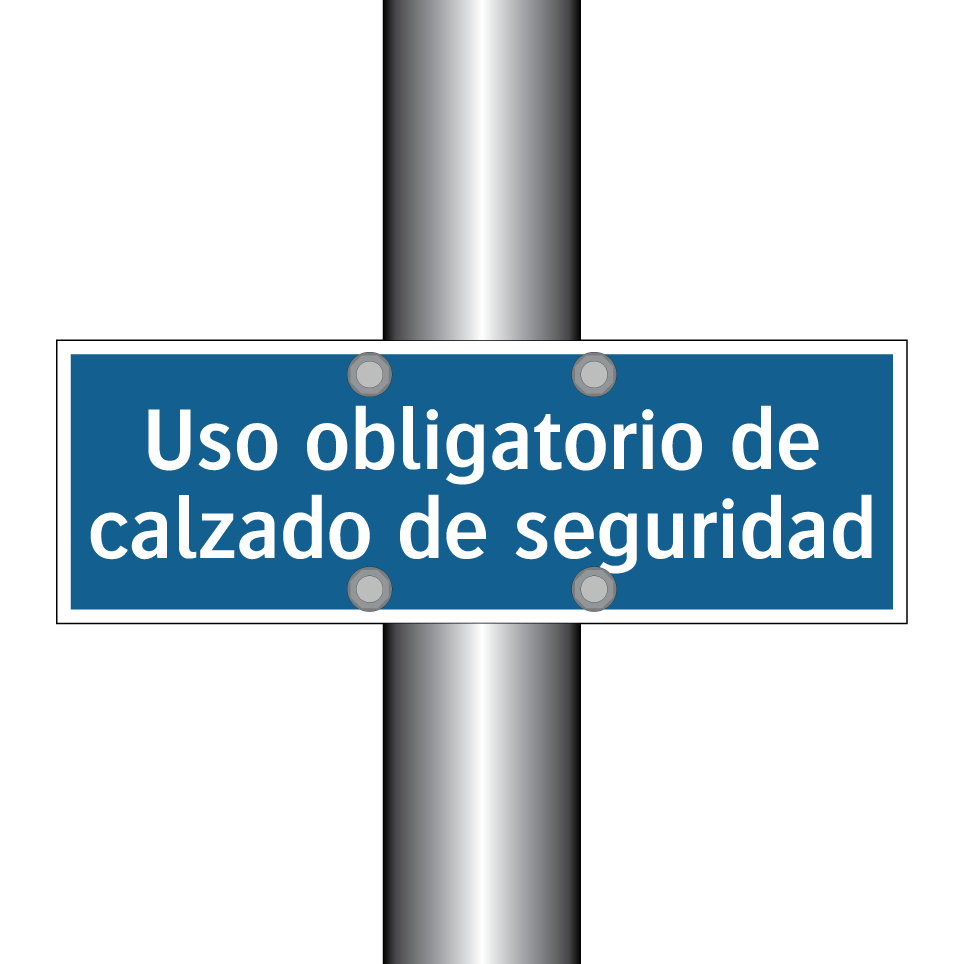 Uso obligatorio de calzado de seguridad