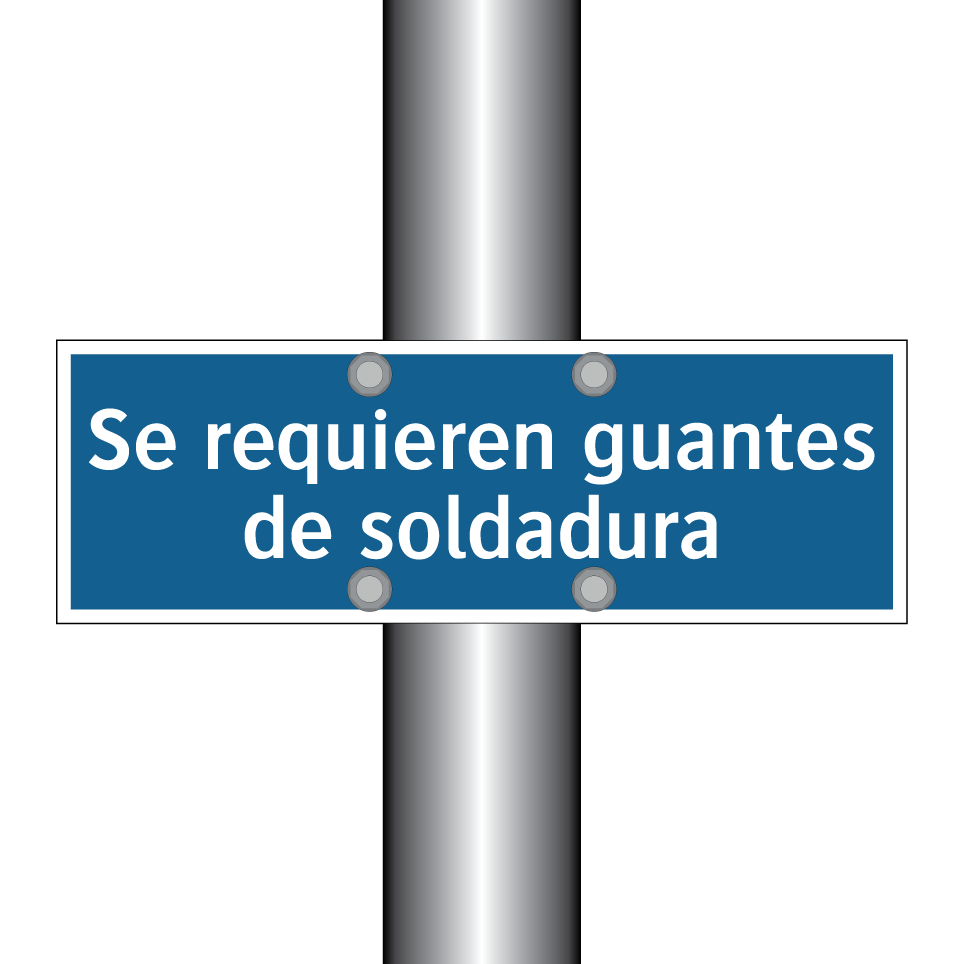 Se requieren guantes de soldadura