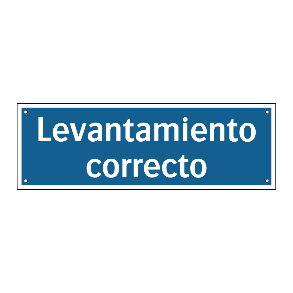 Levantamiento correcto