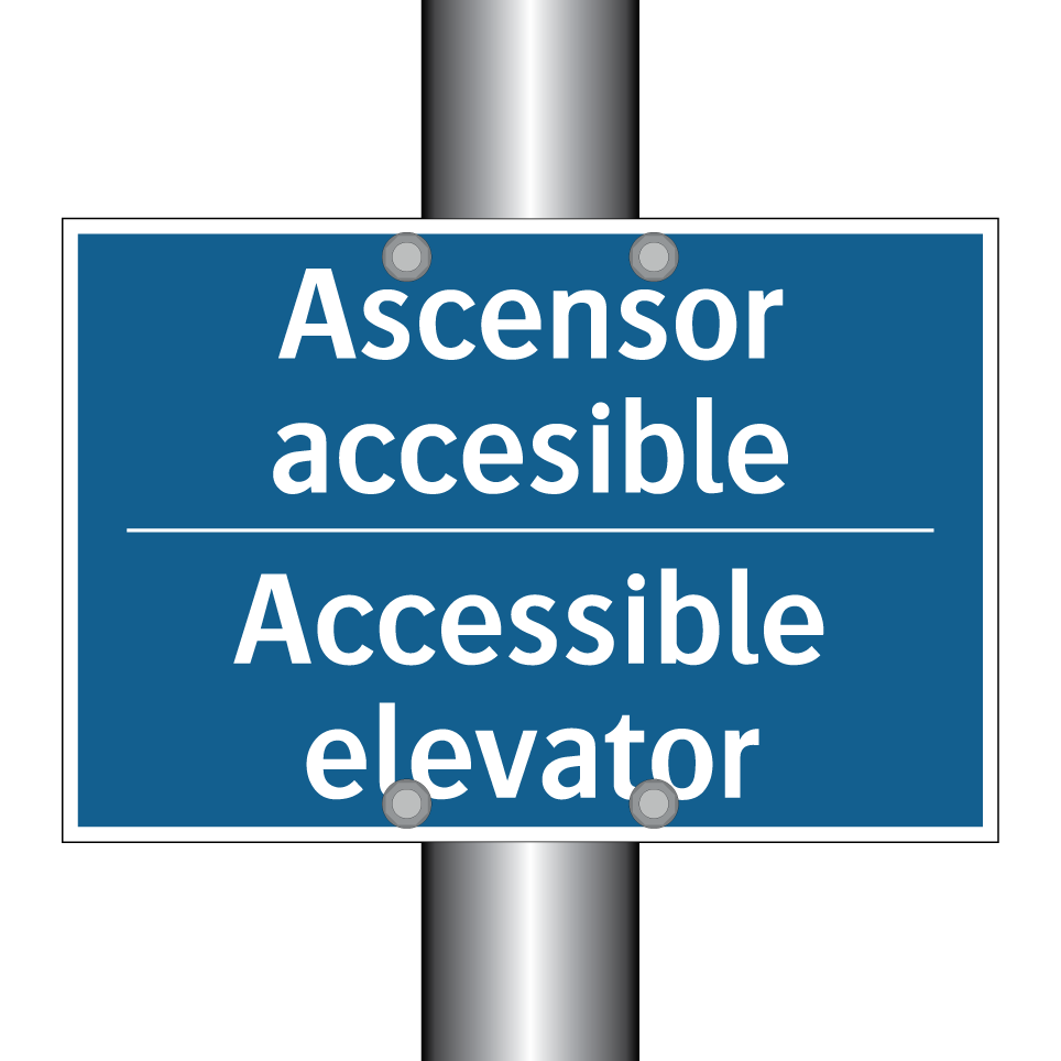 Ascensor accesible - Accessible elevator
