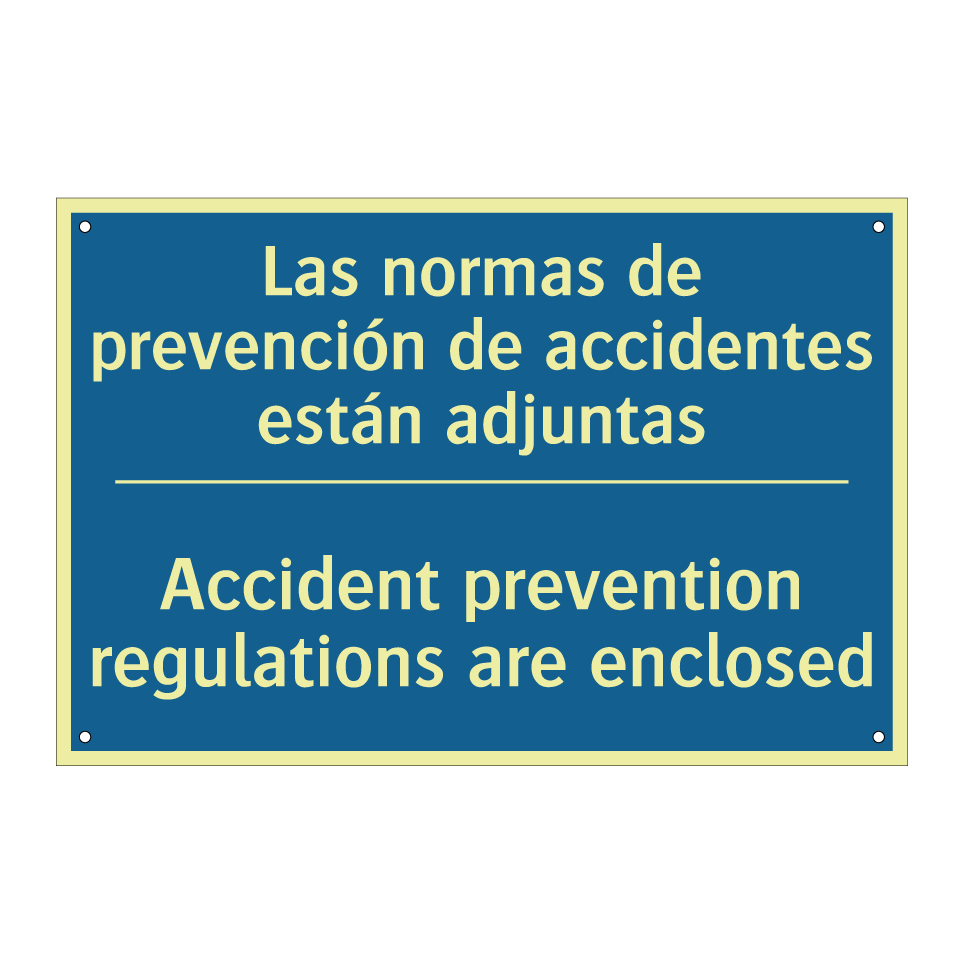Las normas de prevención de accidentes /.../ - Accident prevention regulations /.../