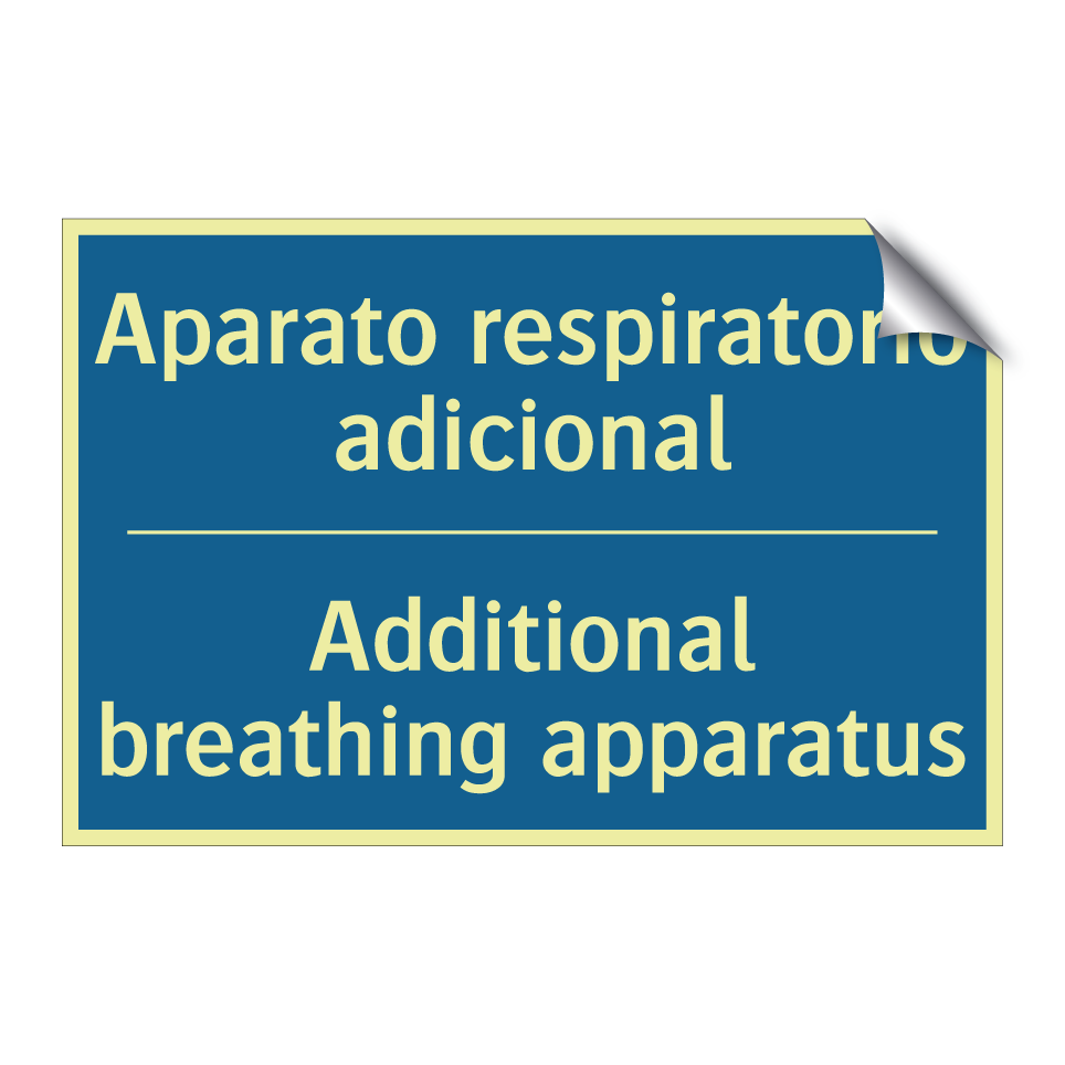 Aparato respiratorio adicional - Additional breathing apparatus