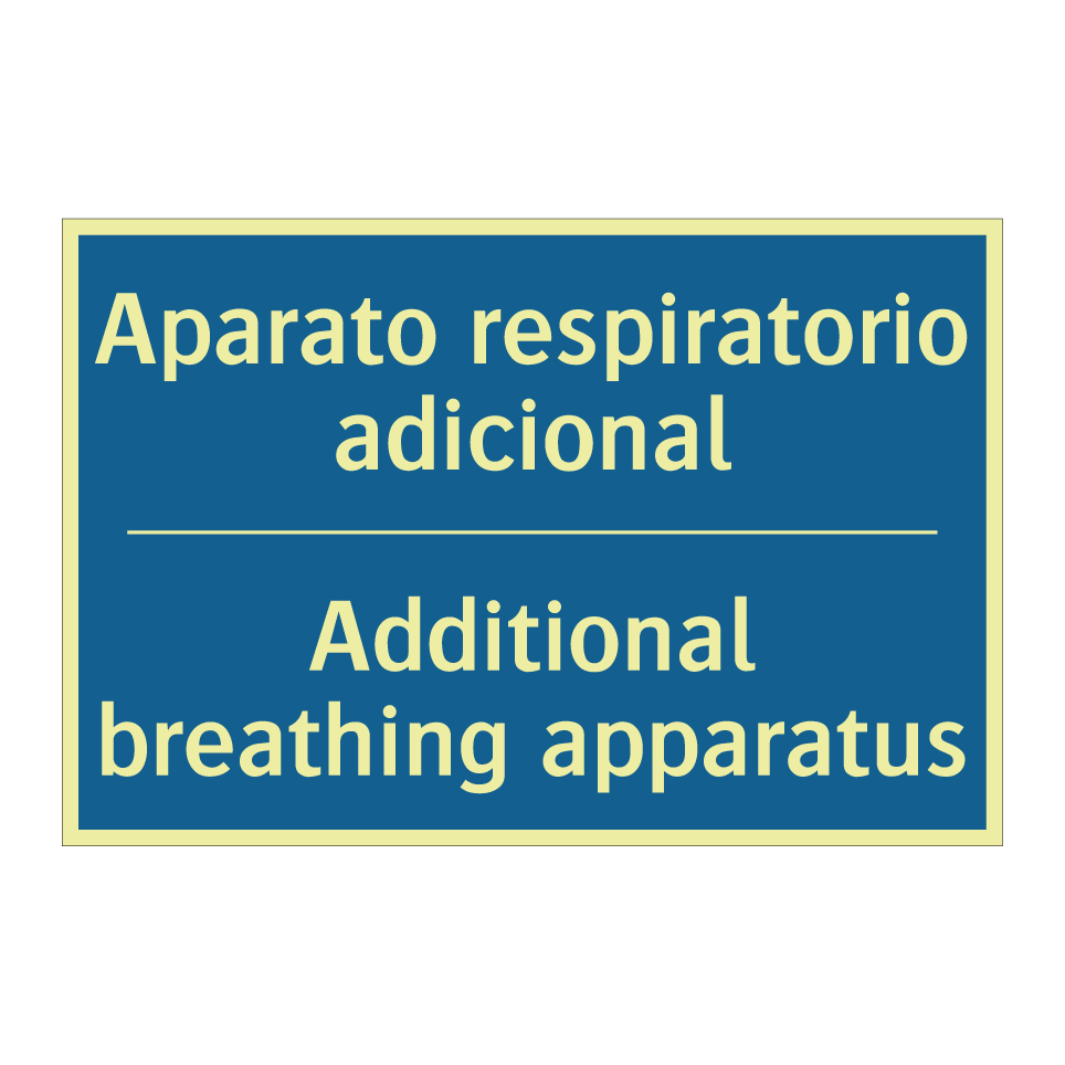 Aparato respiratorio adicional - Additional breathing apparatus