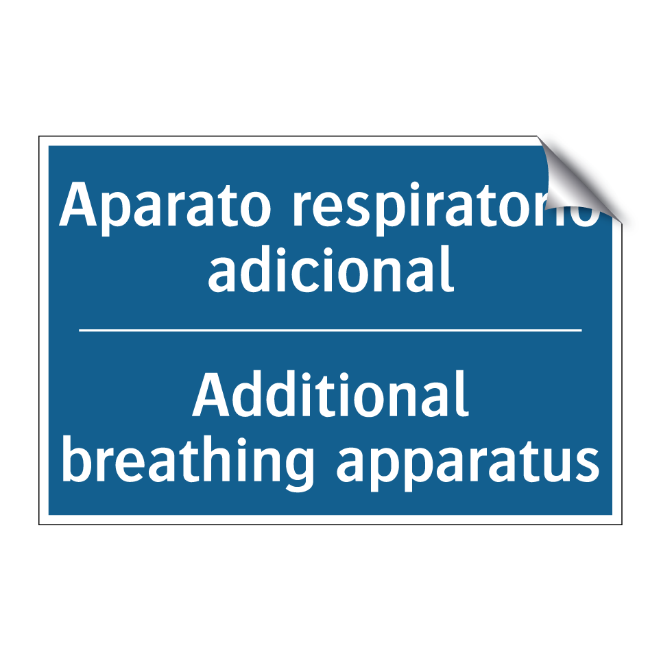Aparato respiratorio adicional - Additional breathing apparatus